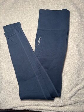 Onset Women's Navy Seamless High-Rise Leggings